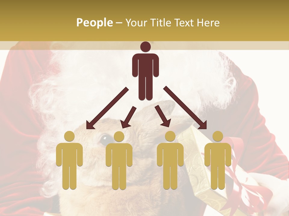 Box Winter Bunny PowerPoint Template