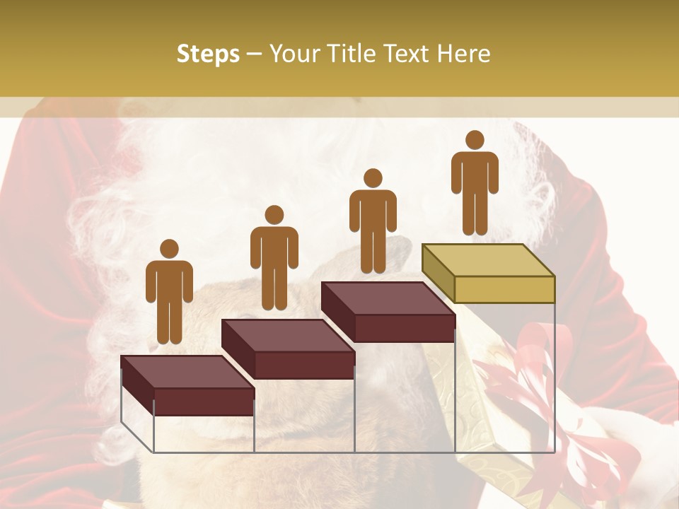 Box Winter Bunny PowerPoint Template