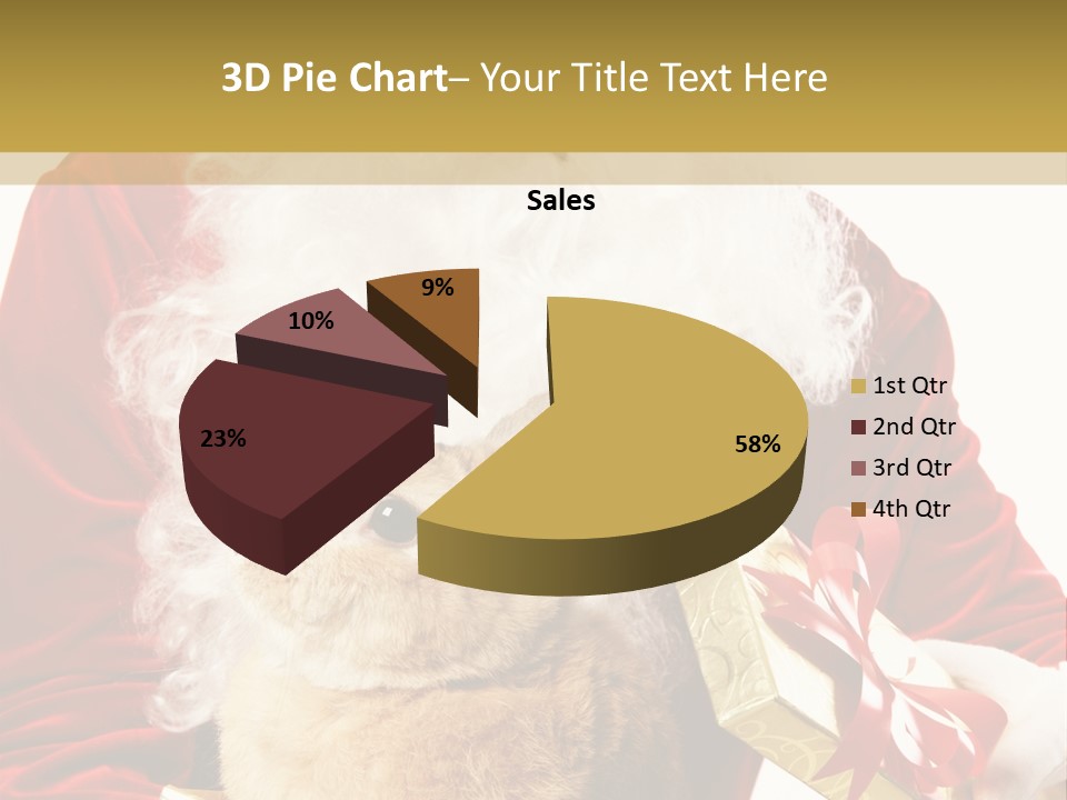 Box Winter Bunny PowerPoint Template