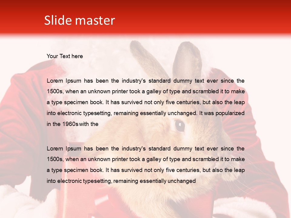 Mammal Occasion Holding PowerPoint Template