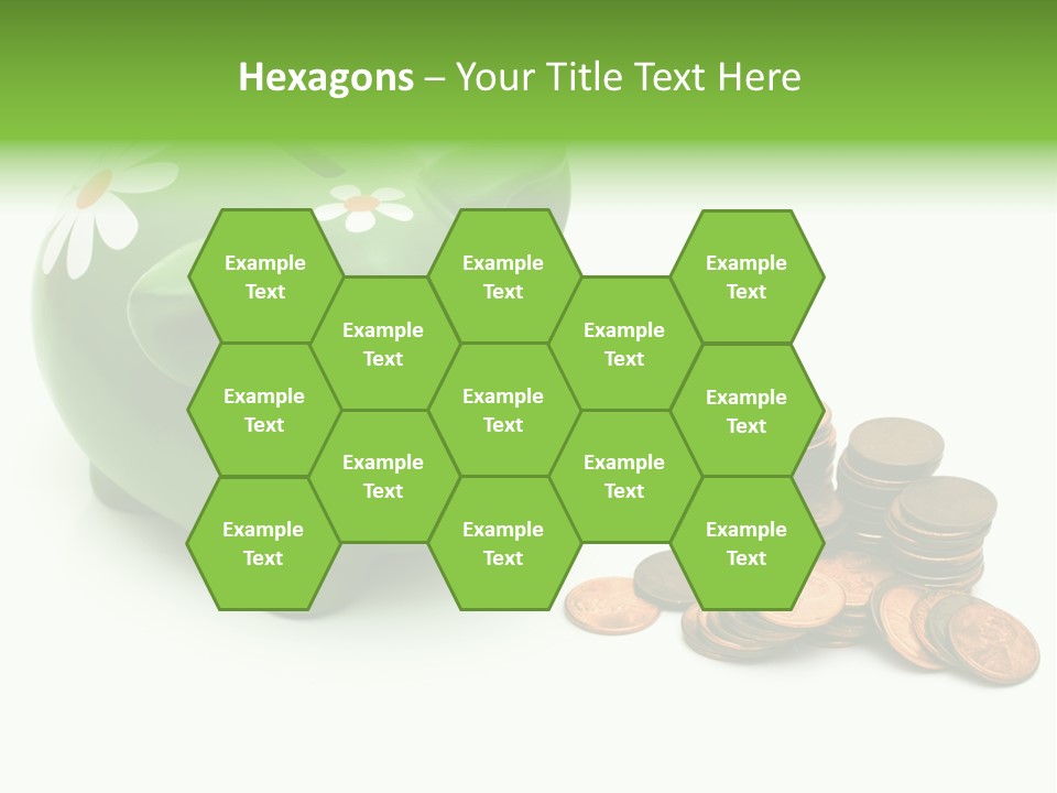 Green Save Savings PowerPoint Template