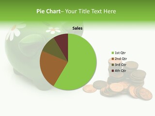 Green Save Savings PowerPoint Template