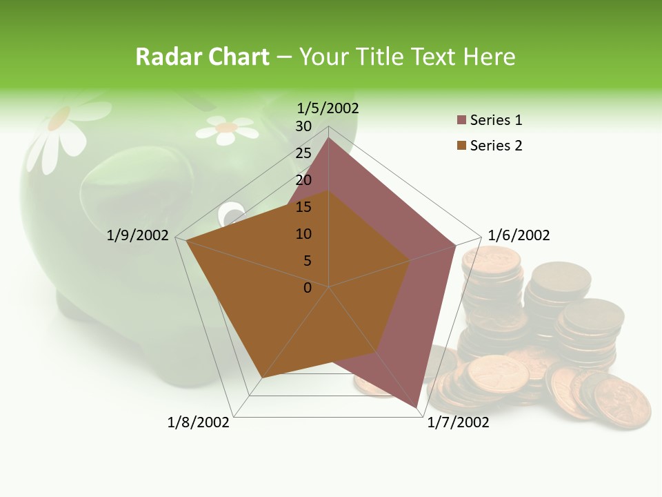 Green Save Savings PowerPoint Template