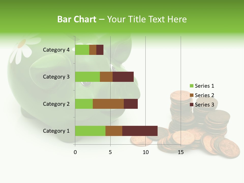 Green Save Savings PowerPoint Template