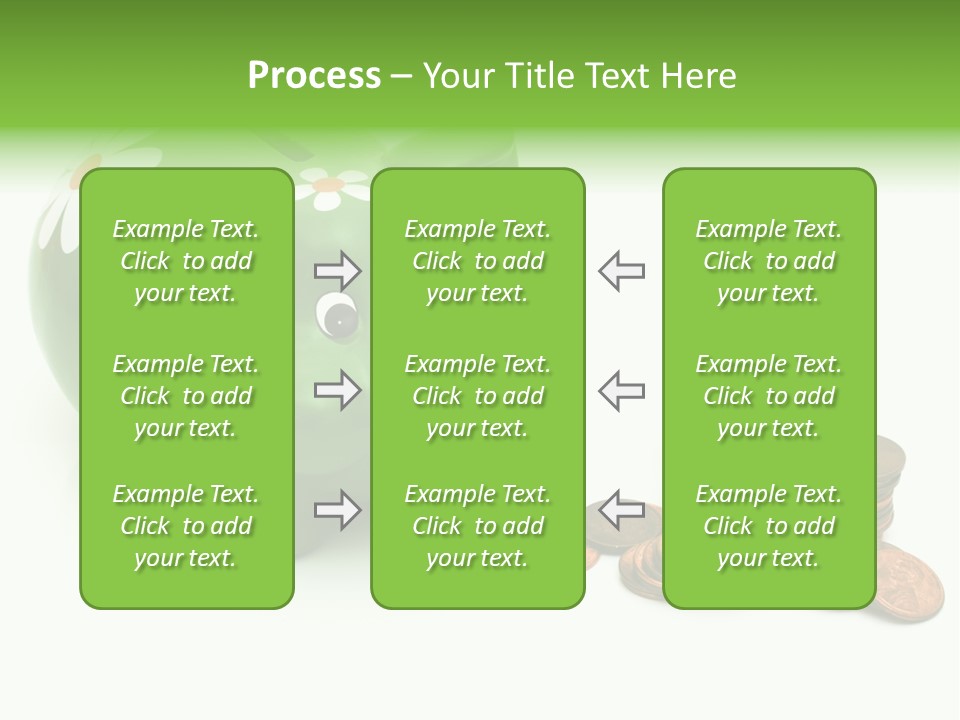 Green Save Savings PowerPoint Template