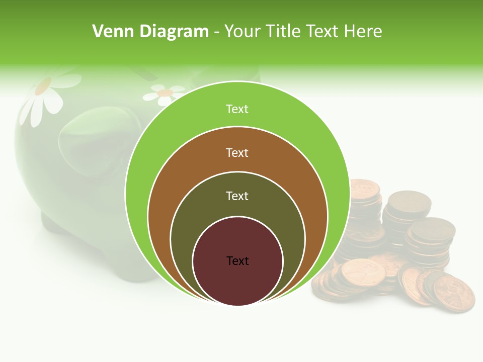 Green Save Savings PowerPoint Template