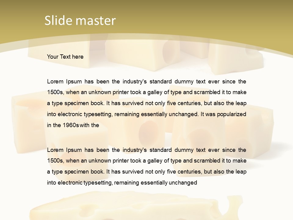 Chair Writing Together PowerPoint Template