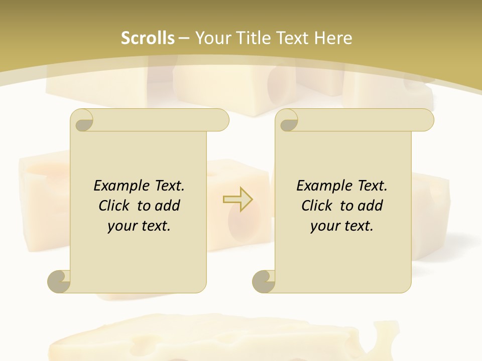 Chair Writing Together PowerPoint Template