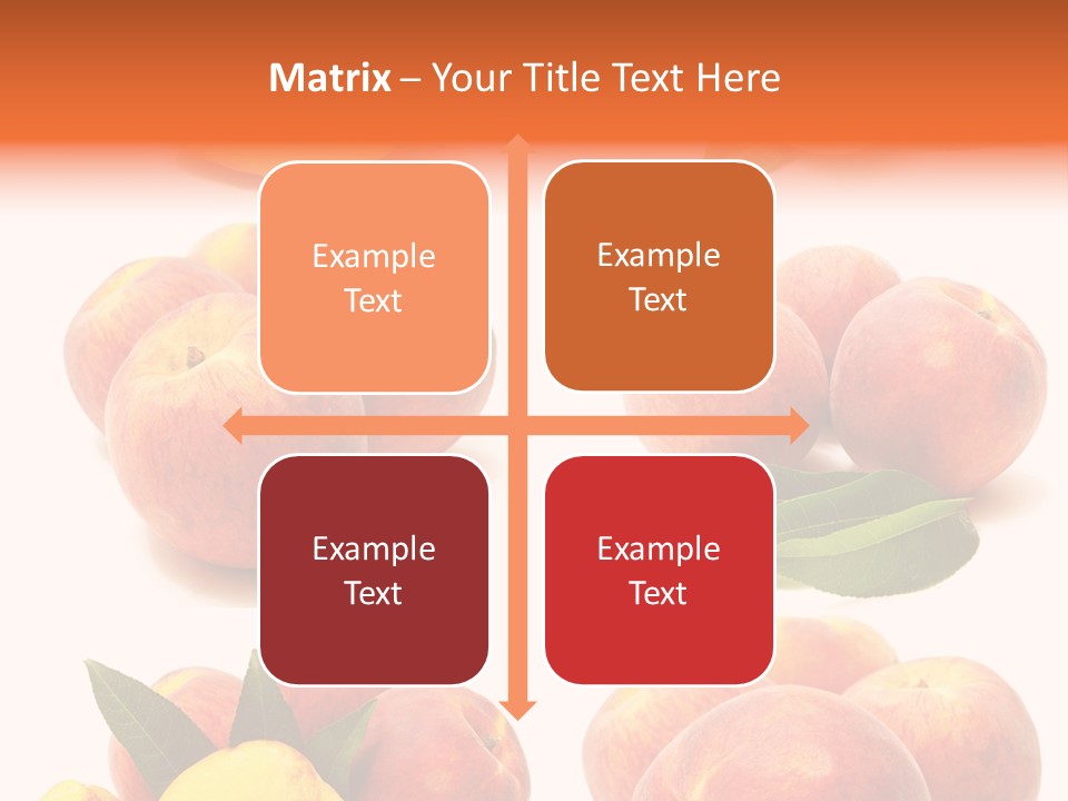 Orange Vitamins Harvest PowerPoint Template