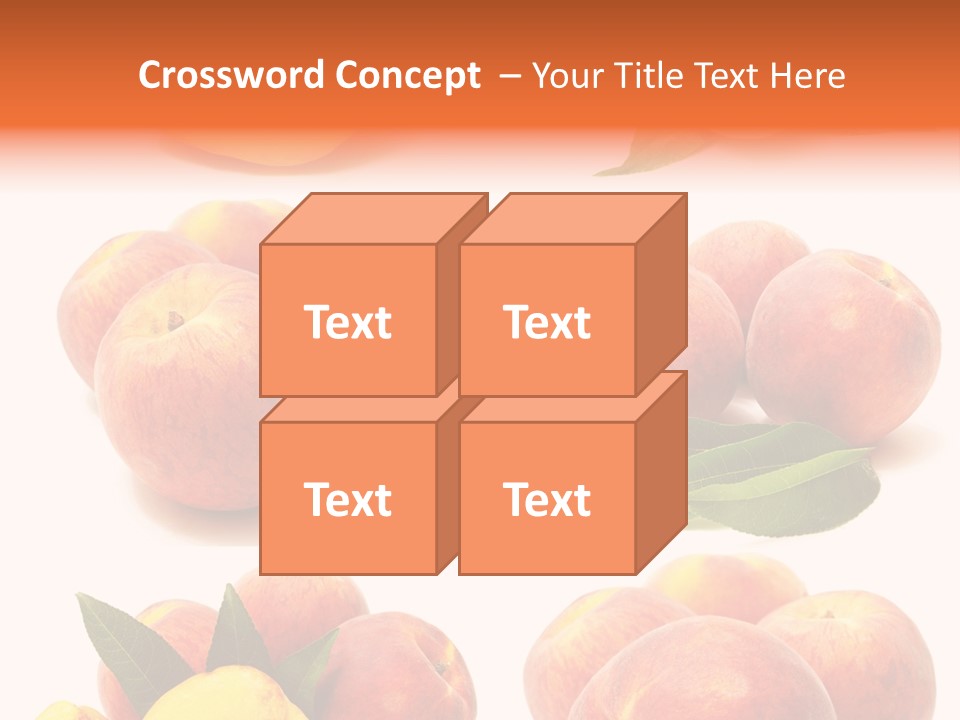 Orange Vitamins Harvest PowerPoint Template
