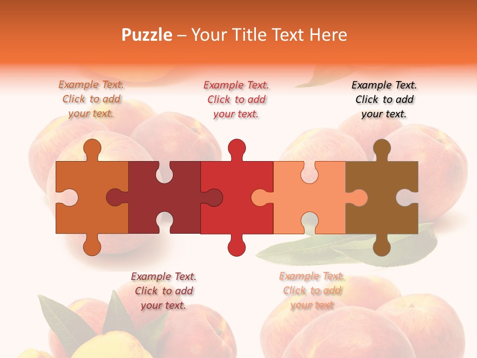 Orange Vitamins Harvest PowerPoint Template