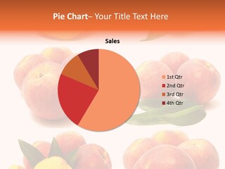 Orange Vitamins Harvest PowerPoint Template