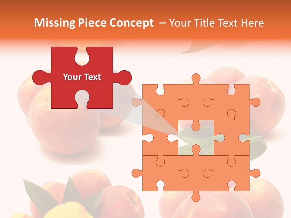 Orange Vitamins Harvest PowerPoint Template