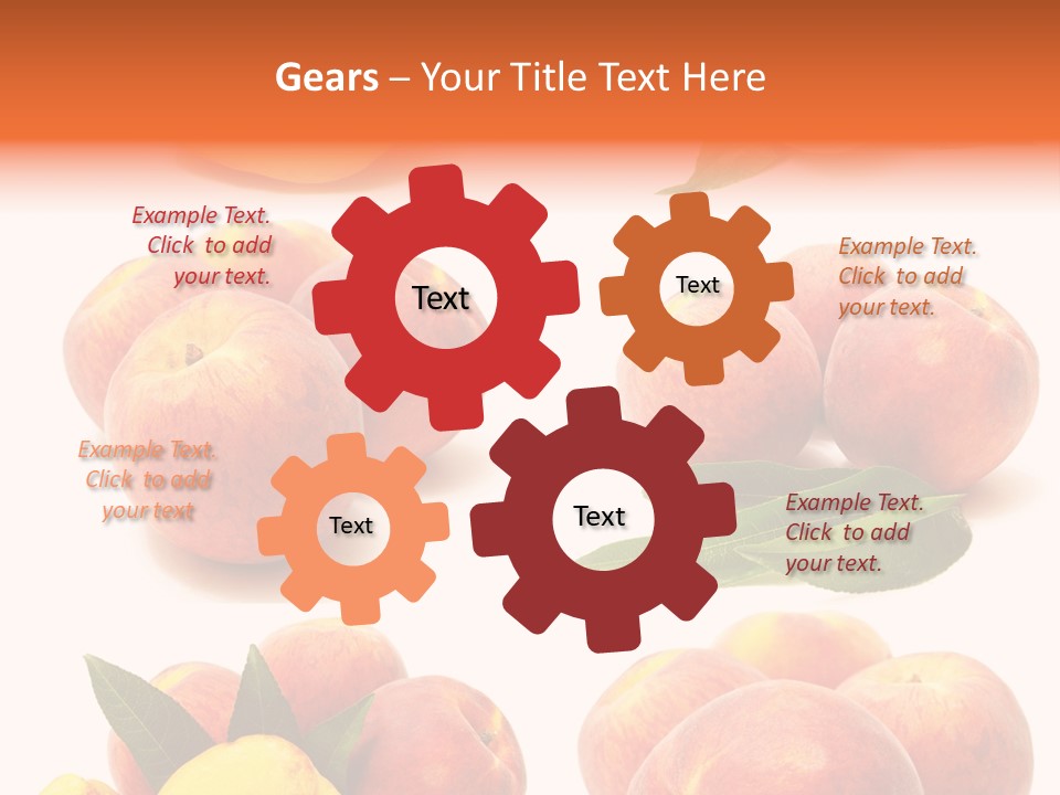 Orange Vitamins Harvest PowerPoint Template