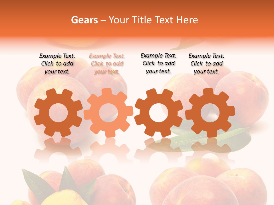 Orange Vitamins Harvest PowerPoint Template
