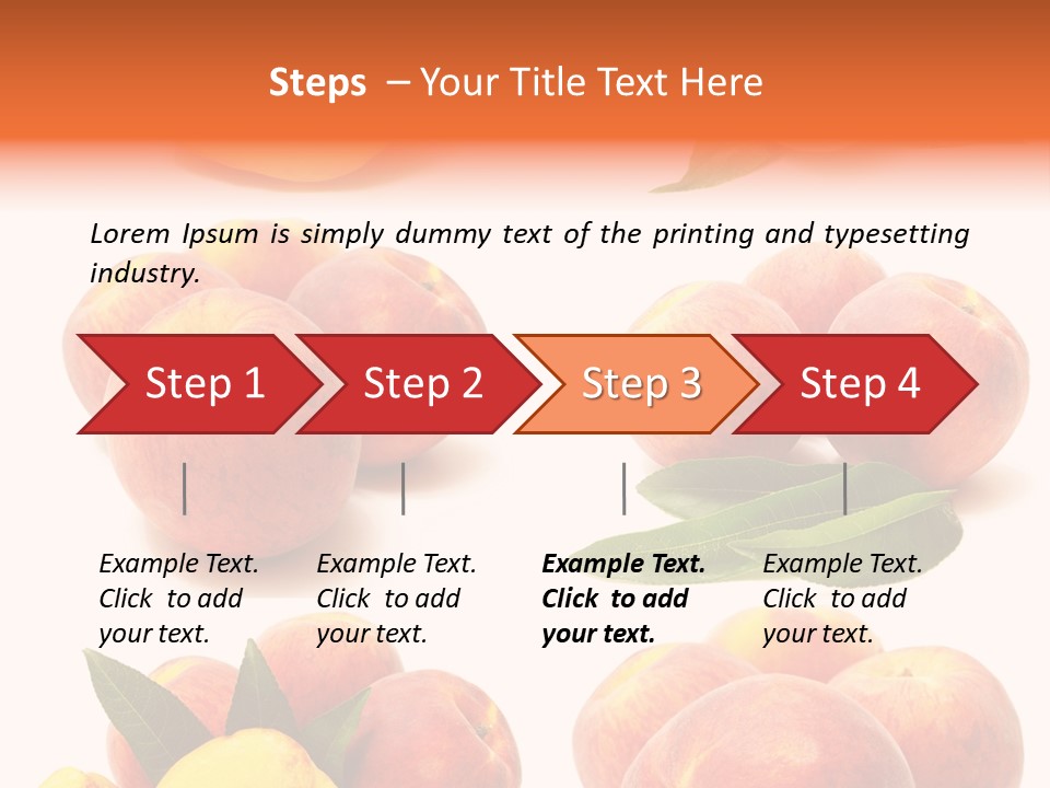 Orange Vitamins Harvest PowerPoint Template