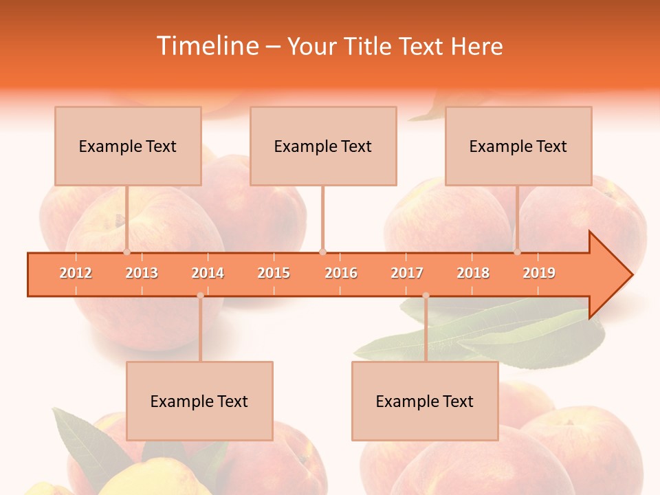 Orange Vitamins Harvest PowerPoint Template