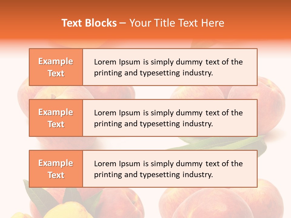 Orange Vitamins Harvest PowerPoint Template