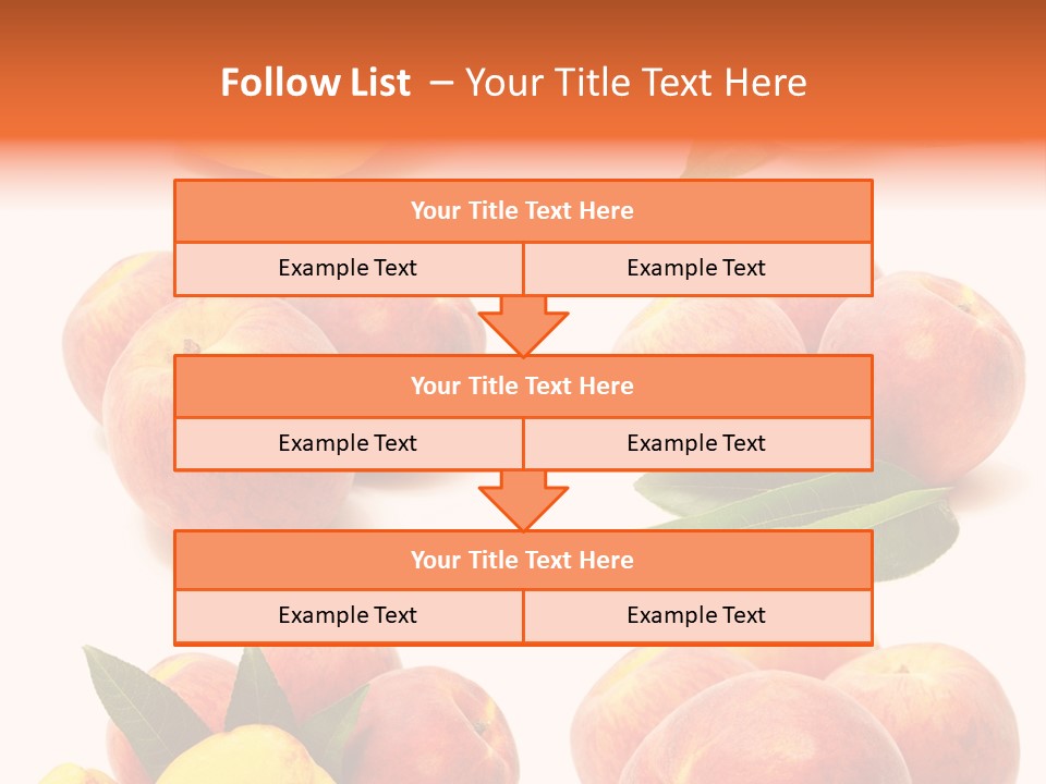 Orange Vitamins Harvest PowerPoint Template