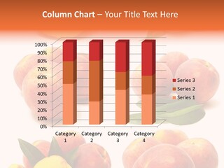 Orange Vitamins Harvest PowerPoint Template