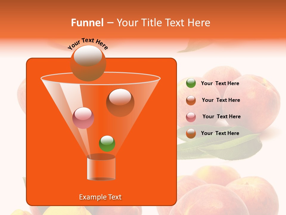 Orange Vitamins Harvest PowerPoint Template