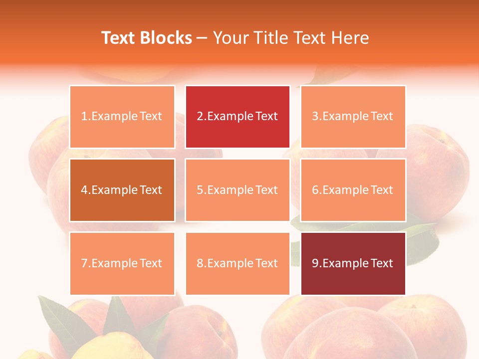 Orange Vitamins Harvest PowerPoint Template