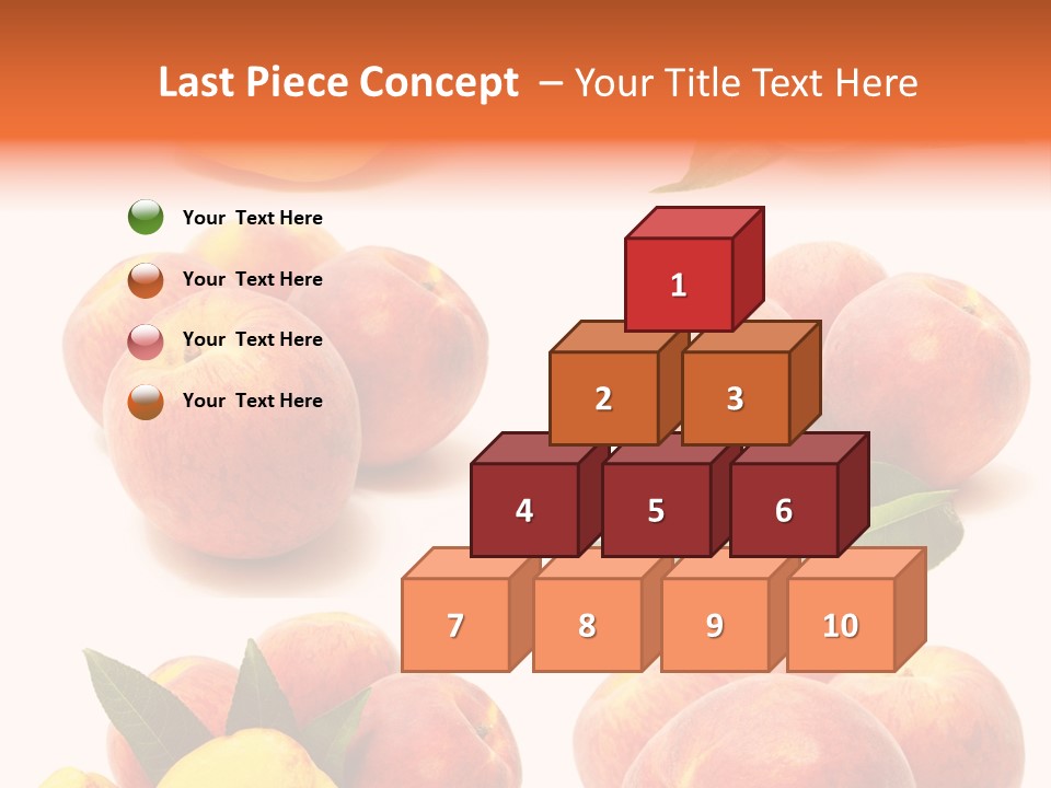 Orange Vitamins Harvest PowerPoint Template