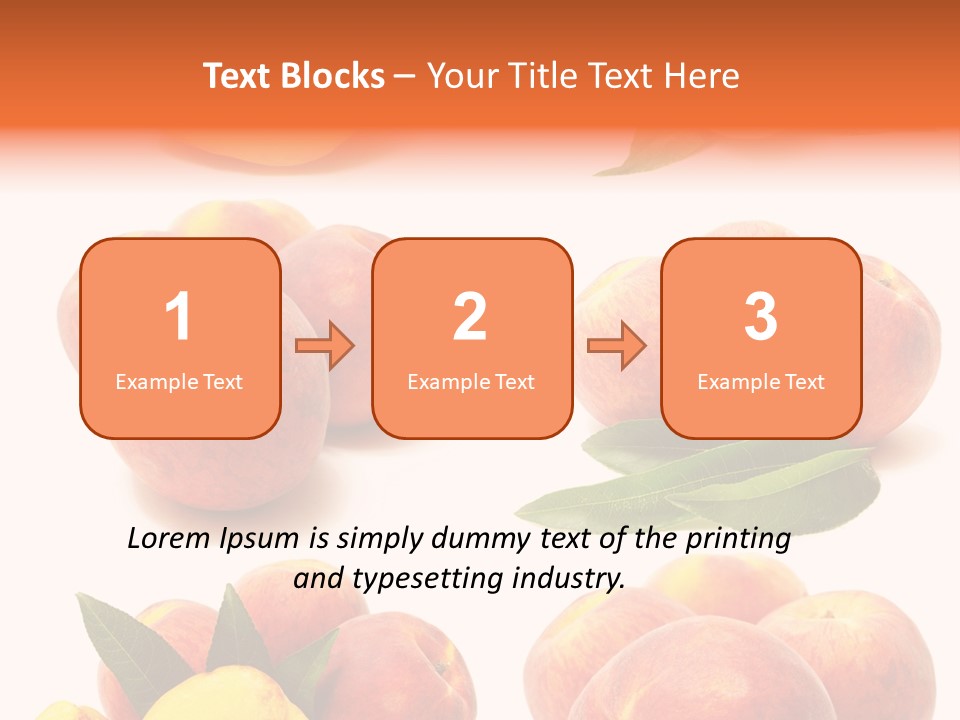 Orange Vitamins Harvest PowerPoint Template