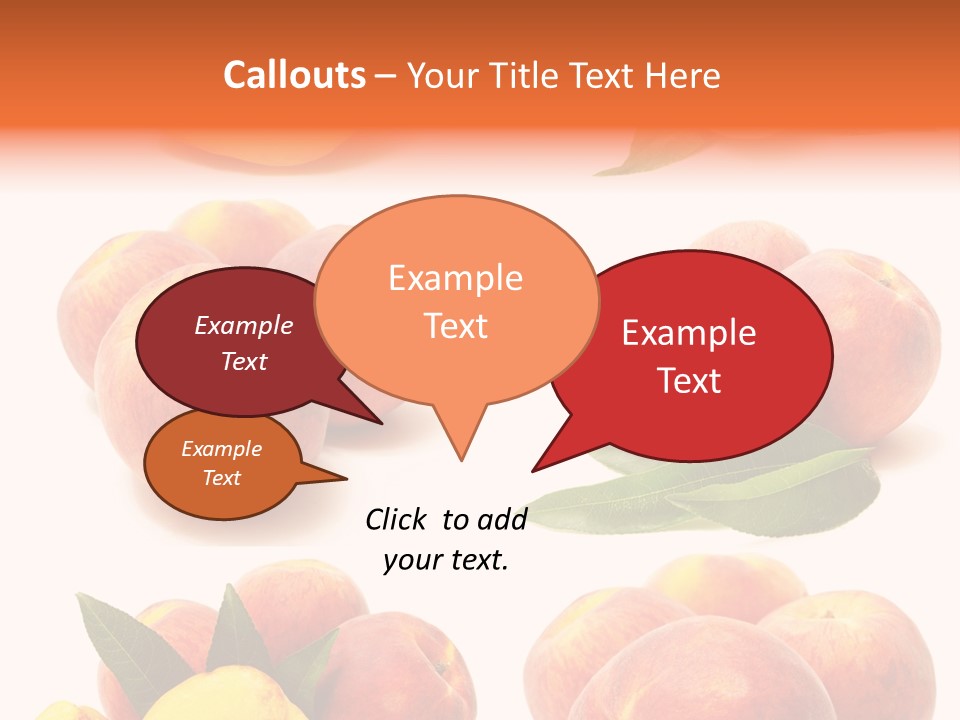 Orange Vitamins Harvest PowerPoint Template