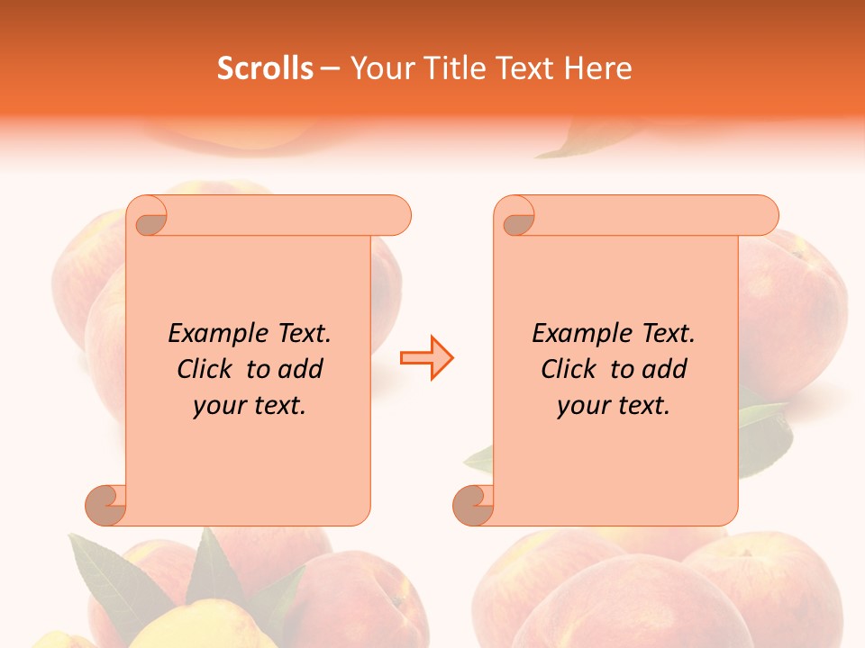 Orange Vitamins Harvest PowerPoint Template
