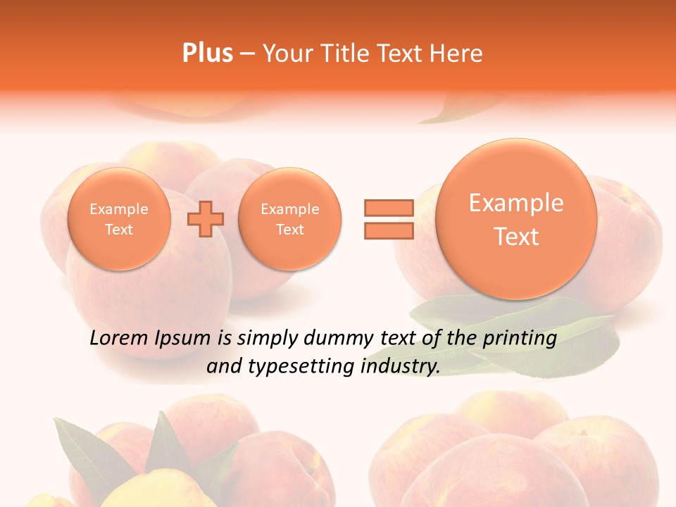 Orange Vitamins Harvest PowerPoint Template