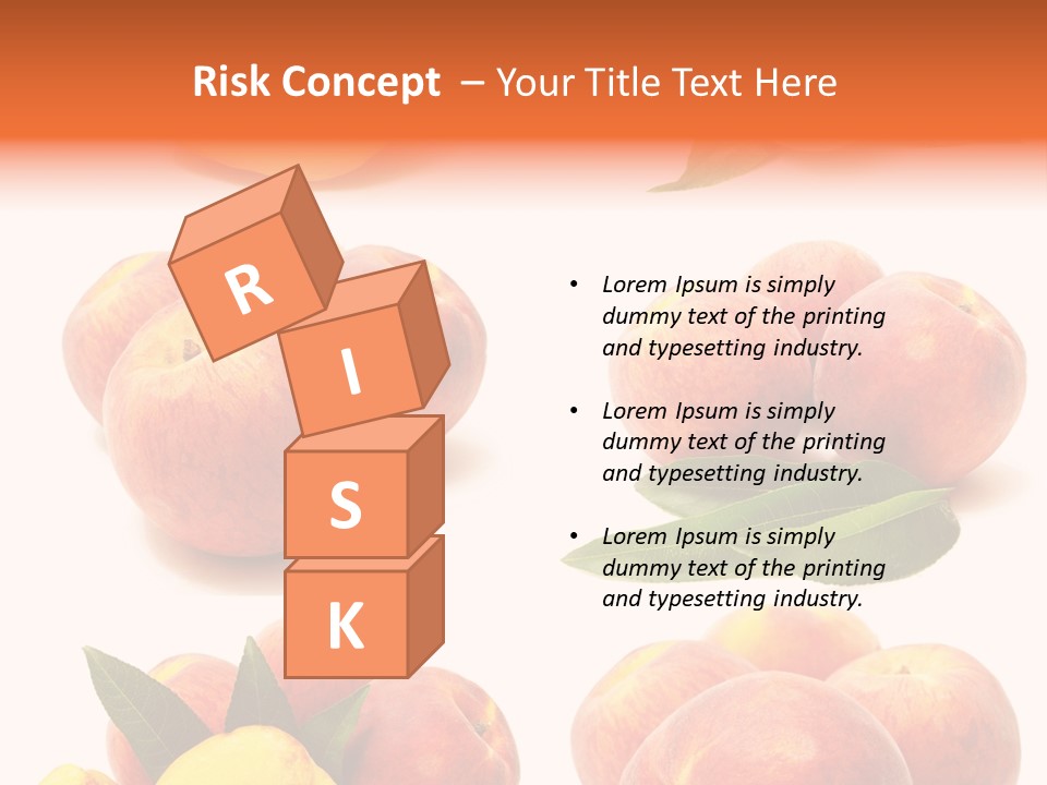 Orange Vitamins Harvest PowerPoint Template