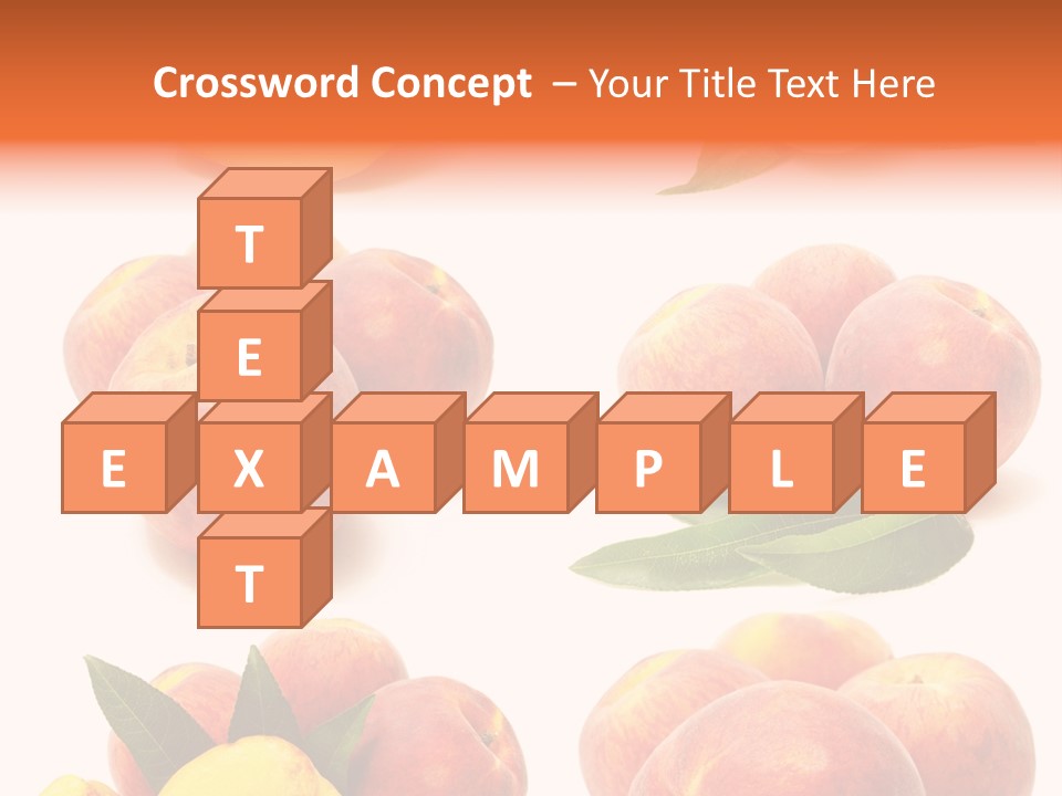 Orange Vitamins Harvest PowerPoint Template