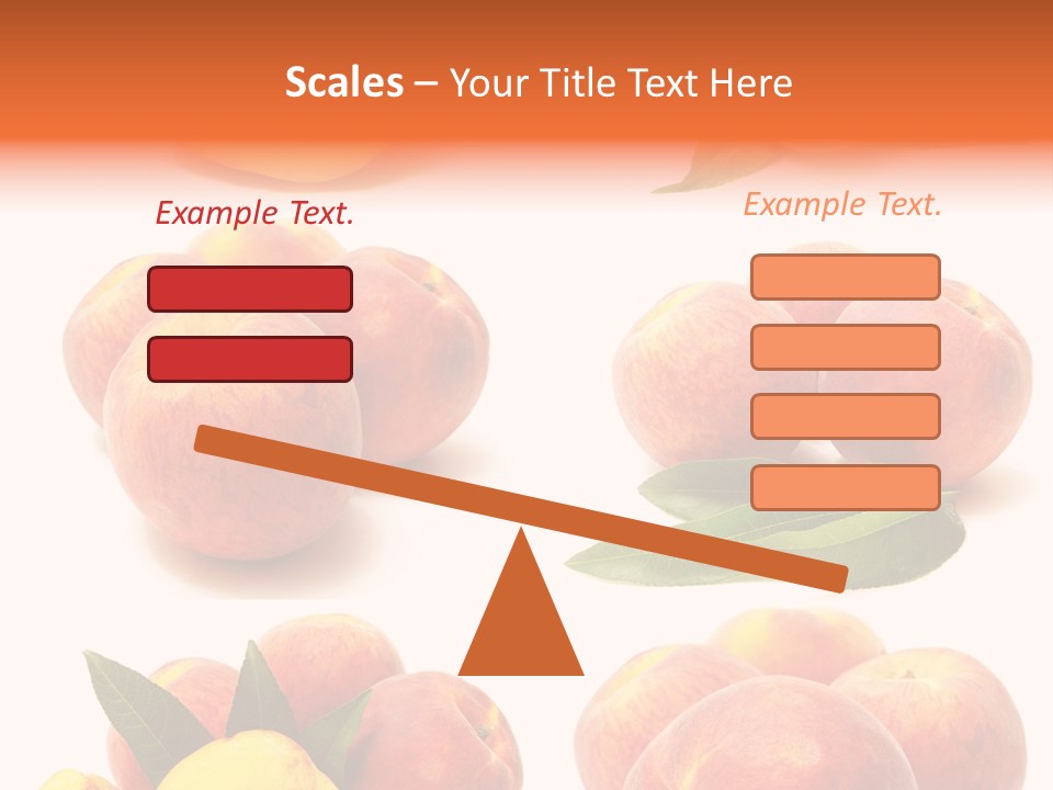 Orange Vitamins Harvest PowerPoint Template