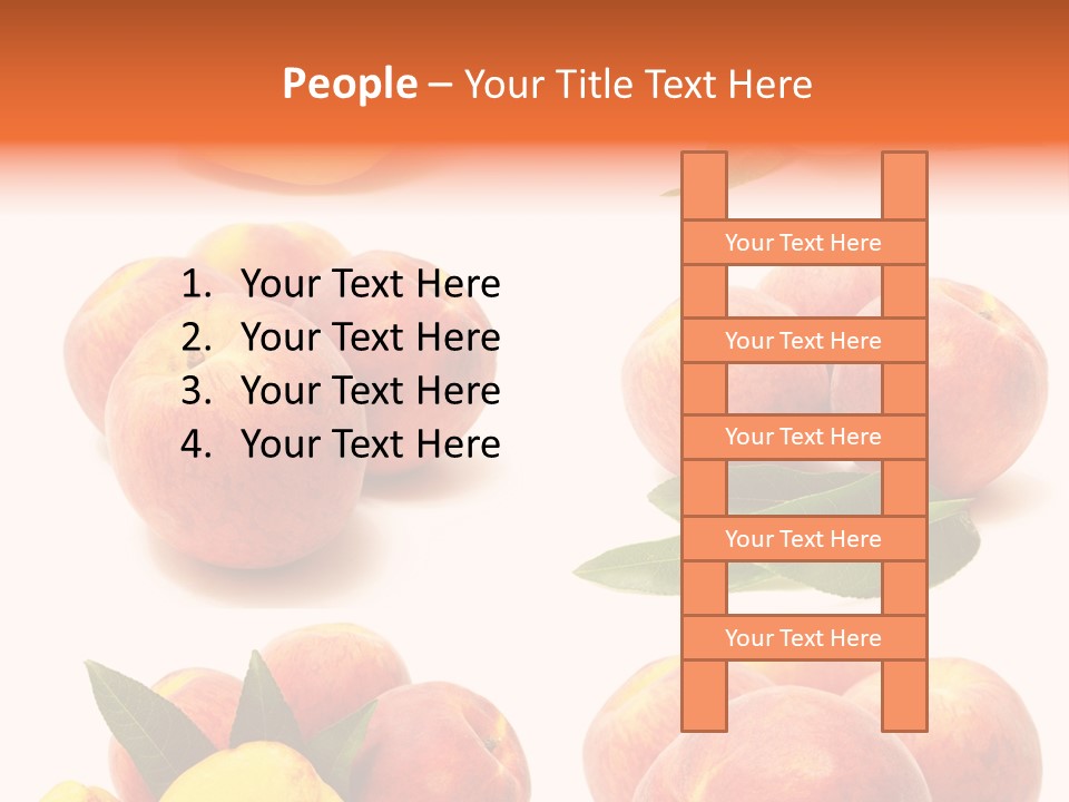 Orange Vitamins Harvest PowerPoint Template