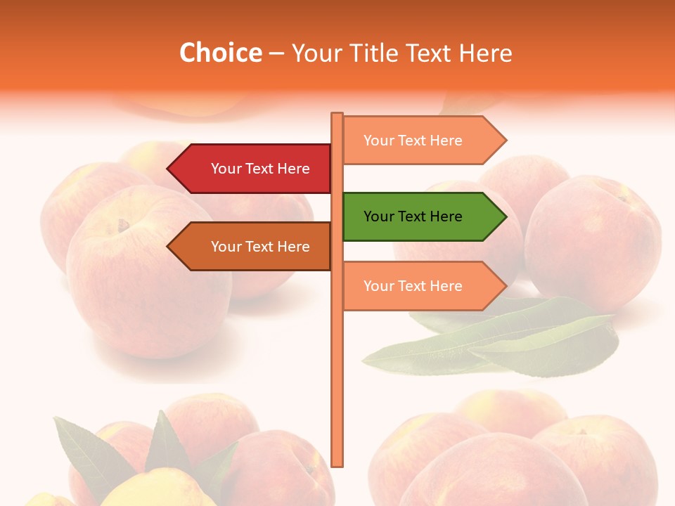Orange Vitamins Harvest PowerPoint Template