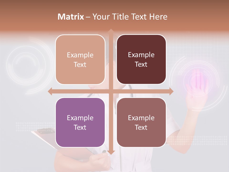 Flow Smile Push PowerPoint Template