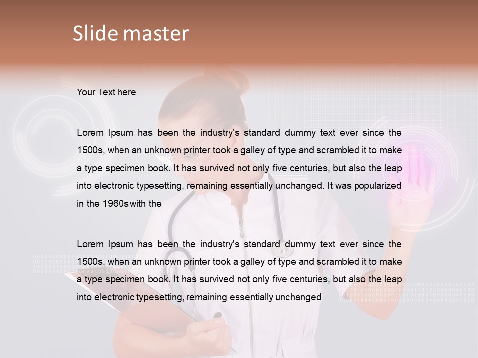 Flow Smile Push PowerPoint Template