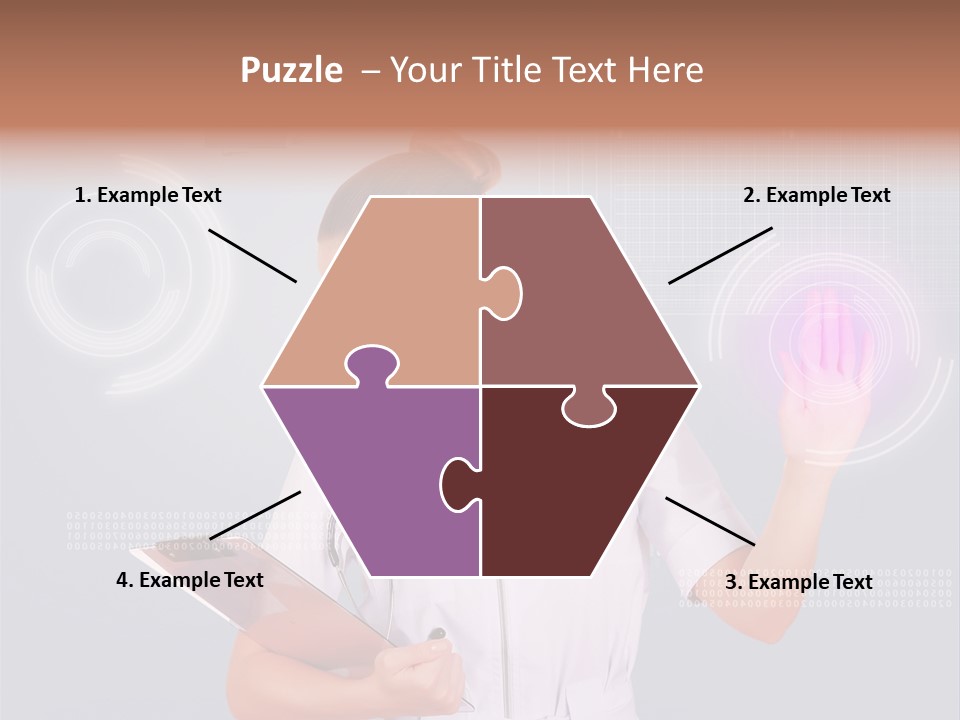 Flow Smile Push PowerPoint Template