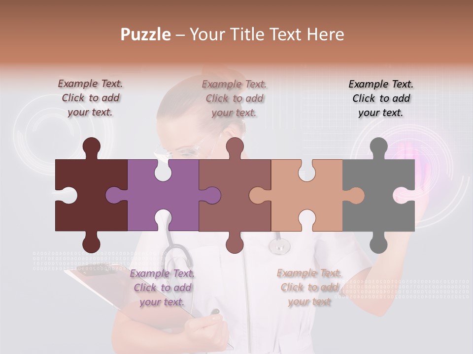 Flow Smile Push PowerPoint Template