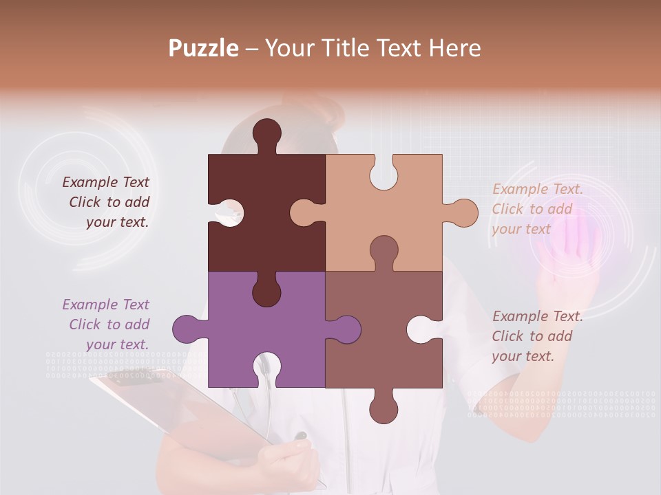 Flow Smile Push PowerPoint Template