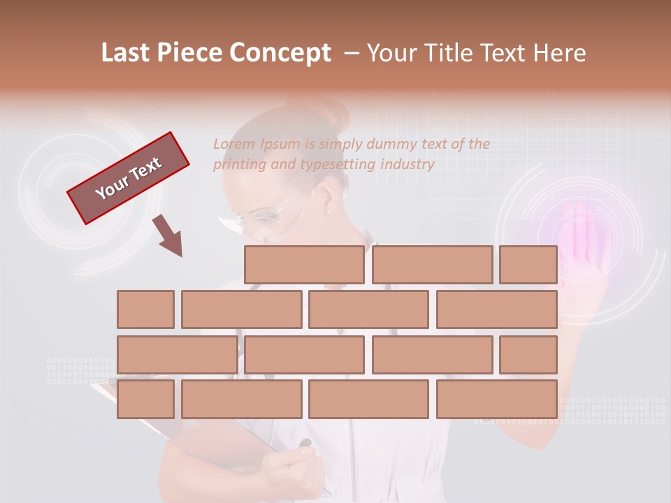 Flow Smile Push PowerPoint Template