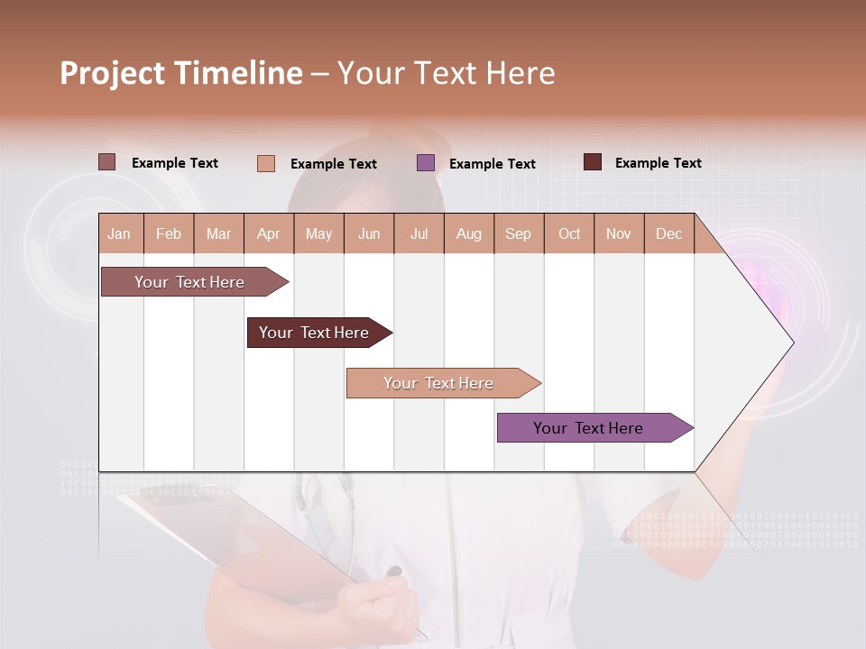 Flow Smile Push PowerPoint Template
