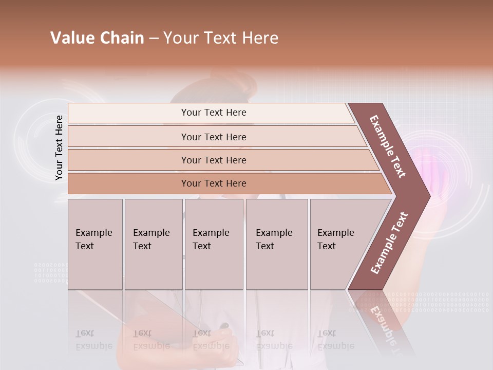 Flow Smile Push PowerPoint Template