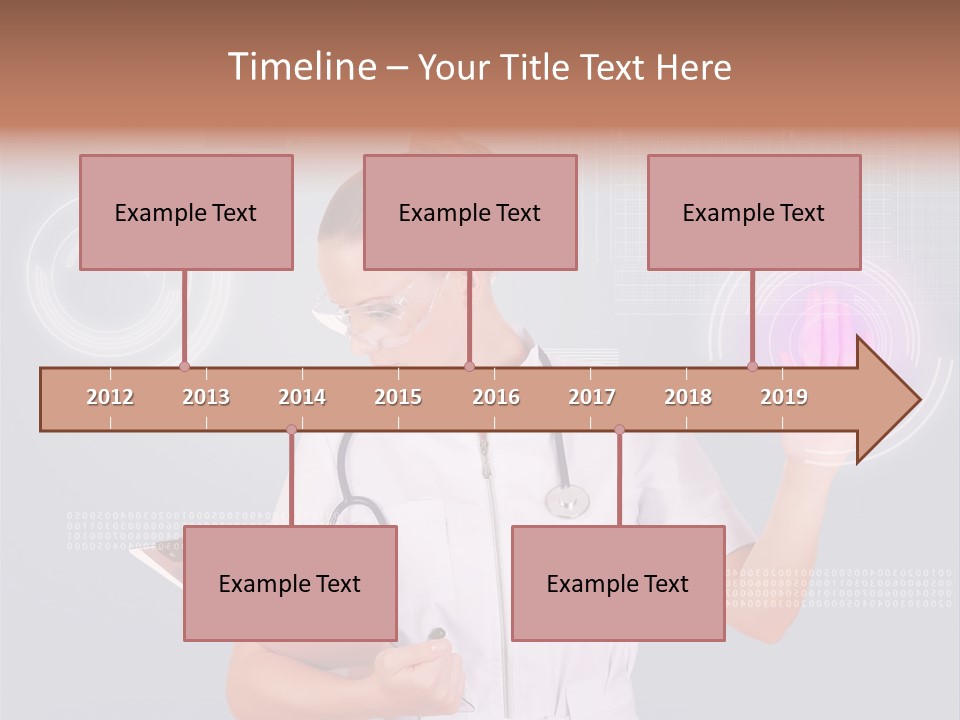 Flow Smile Push PowerPoint Template