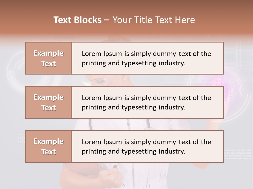 Flow Smile Push PowerPoint Template