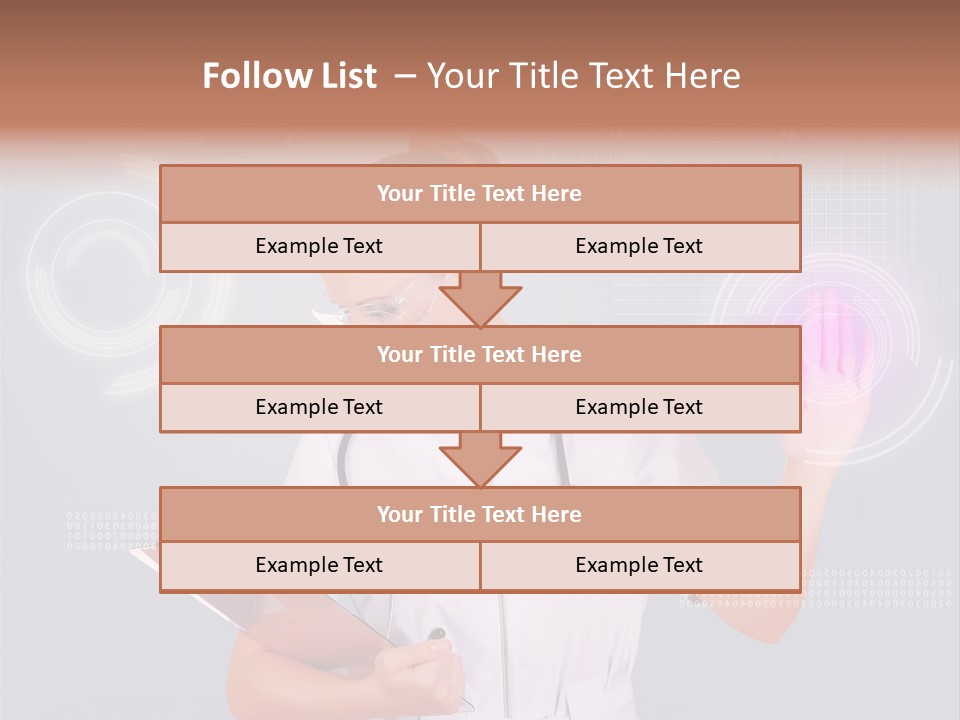 Flow Smile Push PowerPoint Template