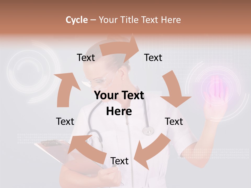 Flow Smile Push PowerPoint Template