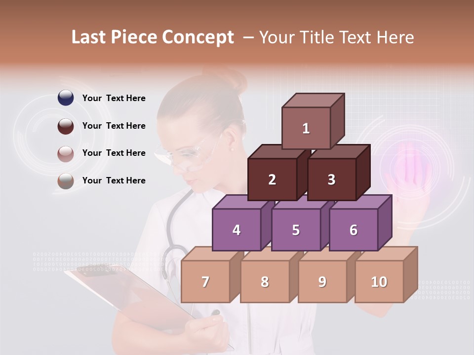 Flow Smile Push PowerPoint Template