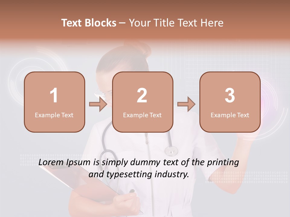 Flow Smile Push PowerPoint Template